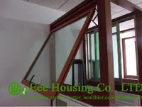 Awning aluminum Window For Apartment / Villas, Double Glazed Windows /Single Glaze Awning Window