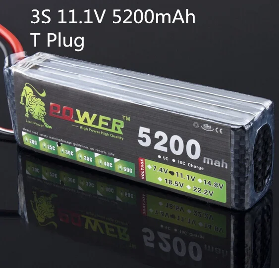 LION POWER 11,1 v 1500mAh 2200mah 2800mah 3000mah 4200mah 5200mah mAh lipo батарея T/XT-60 для RC вертолета/автомобиля/лодки игрушки 3s батарея - Цвет: Светло-серый