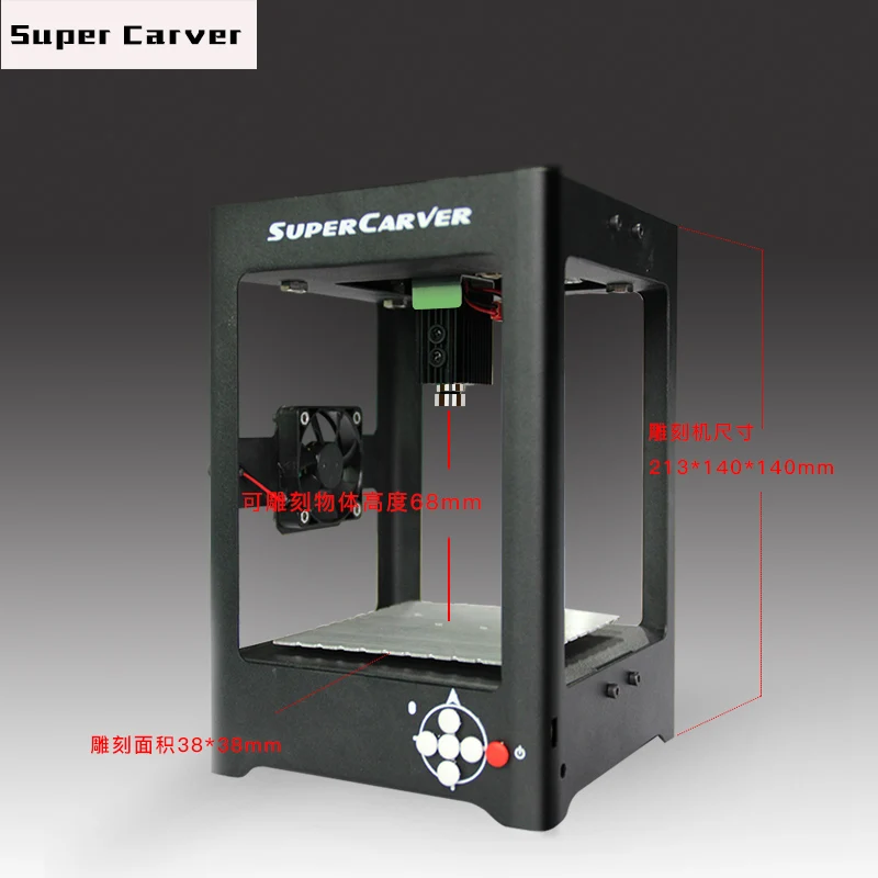 Настольный маленький лазерный гравировальный станок 1000 мВт DIY новый список
