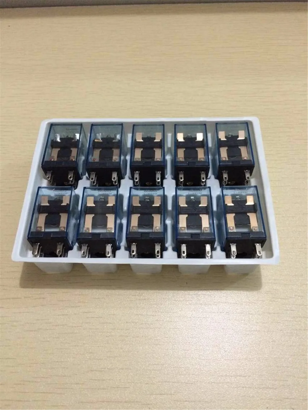 10 шт. мини-реле MY2NJ 8 Pin 5A со светодиодным промежуточным реле 12 В постоянного тока 24