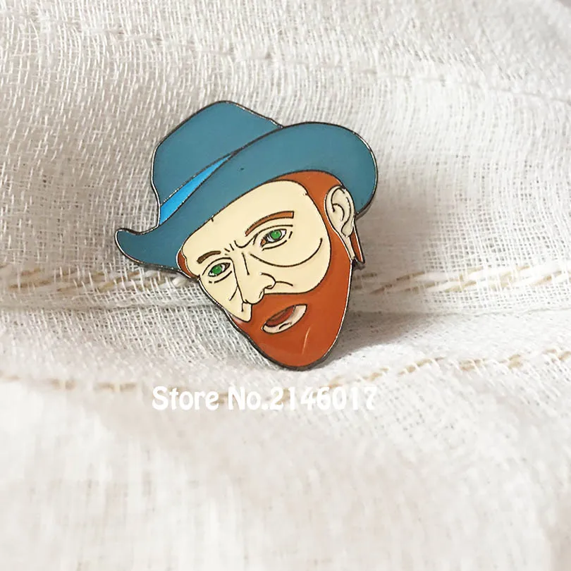 Новое поступление 2018 фантастическая булавка Винсента Ван Гога значки