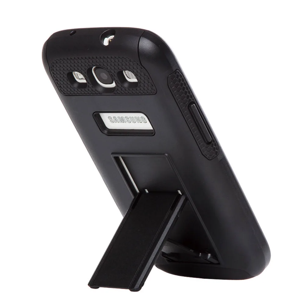 Hybrid Best Impact Dual Layer Silicone Case Cover For Samsung Galaxy S3 i9300 Stand Phone Cases Screen Protector Film Stylus |