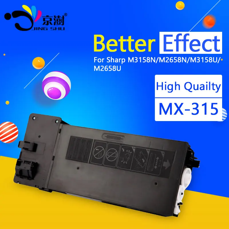 1 шт. совместимый картридж с тонером для принтера MX-315 sharp MX-315CT M3158N M2658N M3158U M2658U |
