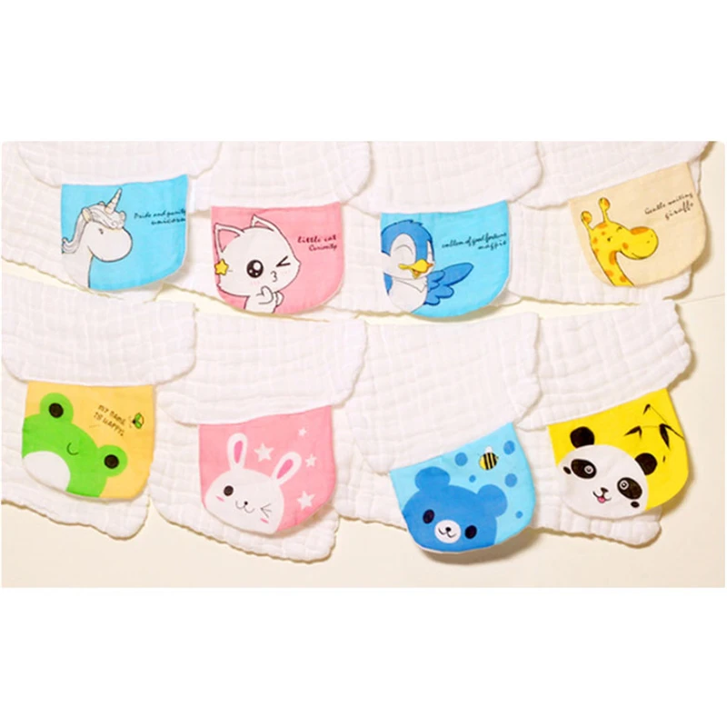 VERATI Детские тертые хлопковые марли пот Полотенца 100% хлопок Мягкий для