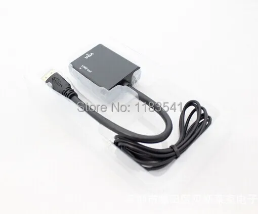Free shipping micro HDMI to VGA adapter video converter with audio for Xbox 360 PS3 PS4 PC DVD |