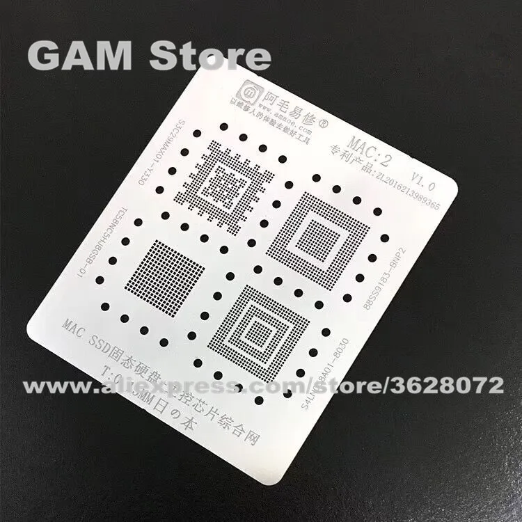 

Macbook SSD BGA, IC, , Amaoe MAC: 2 0,15
