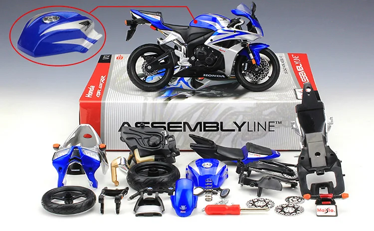 Maisto 1:12 игрушки для мотоциклов CBR600RR моделирование двигателя автомобиля DIY Модели Строительные наборы детские игрушки
