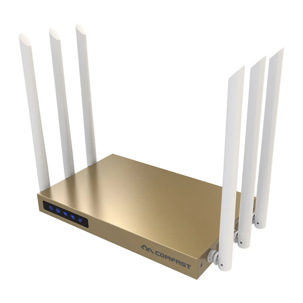 Беспроводной смарт роутер Wi Fi ретранслятор внешний 6*6 дБи антенна бесшовный