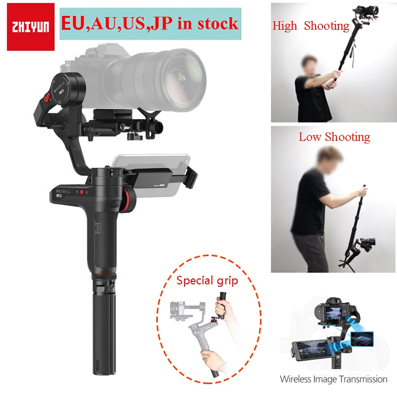 Zhiyun Weebill лаборатории 3-осевой Ручной Стабилизатор Для беззеркальных камер zhiyun OLED