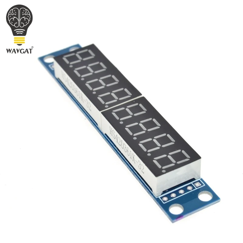 Модуль управления цифрового трубного дисплея max7218 CWG 8 цифр Красный три IO для WAVGAT|io module|io ioios controller |