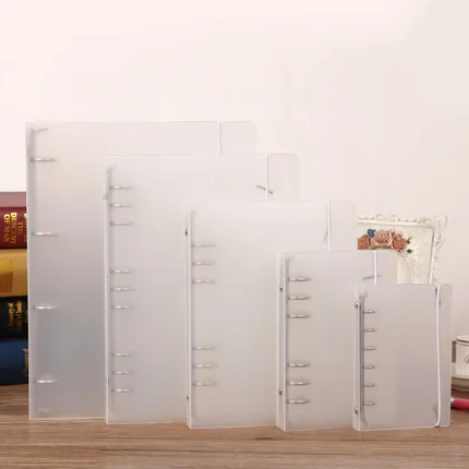 DIY спираль Тетрадь крышка A5 записная книжка с кольцевым механизмом A6 прозрачныая