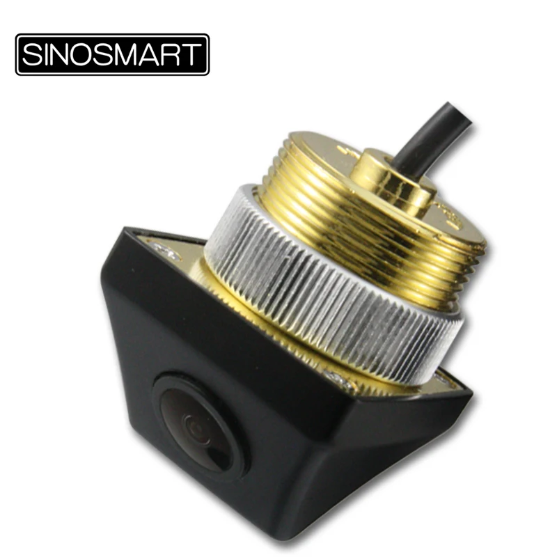 SINOSMART HD универсальная парковочная резервная камера с золотой задней крышкой