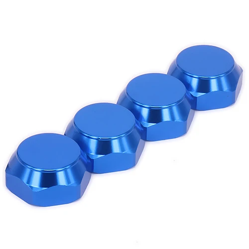 Dark Blue M17 17 мм Ступица колеса Шестигранная гайка тонкая анти-Пылезащитная Крышка для 1/8 RC автомобиль багги Грузовик модернизированные Hop-Up части HSP осевой HPI Traxxas Himoto - Цвет: Dark Blue