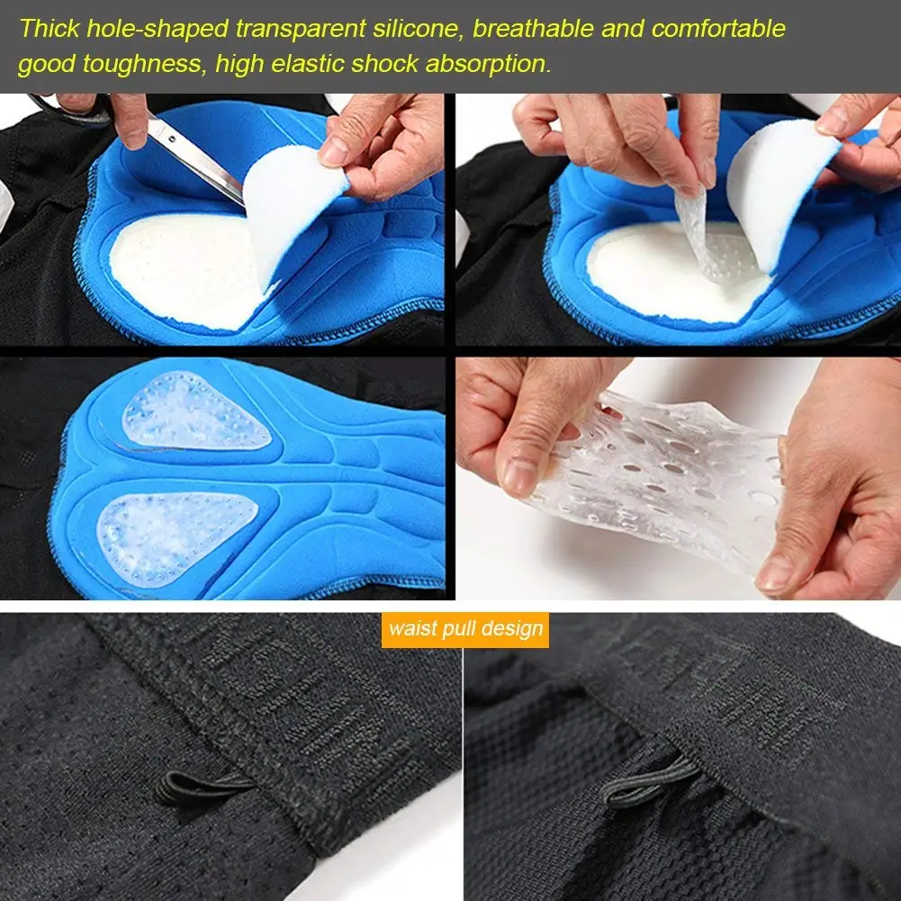 Ожерелье... велосипедные шорты комплект из 2 предметов для Мужчин's MTB мешковатые