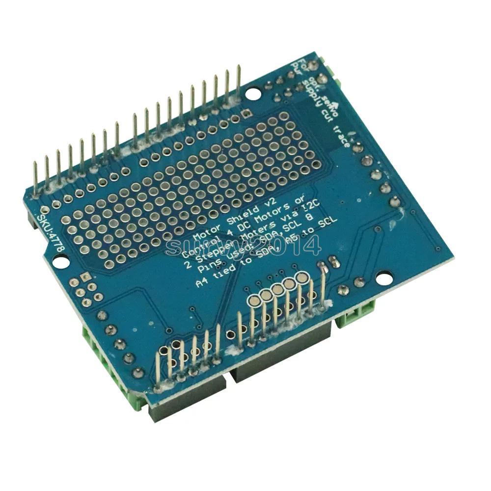 Стандартный шаговый двигатель IIC I2C TB6612 Mosfet PCA9685 PWM сервопривод щит V2 для Arduino Robot Uno