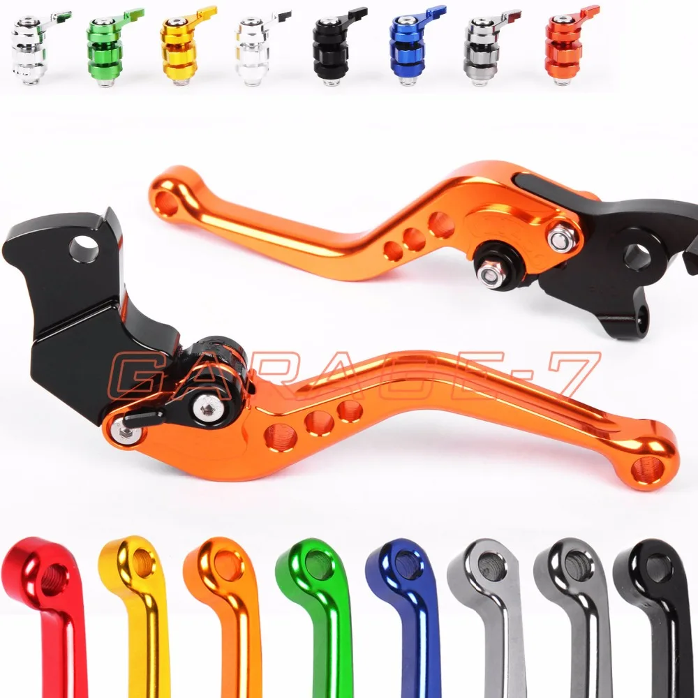 

10 цветов для 390 200 125 Duke RC390 RC200 RC125 CNC короткие/длинные рычаги управления высококачественными тормозными рычагами сцепления