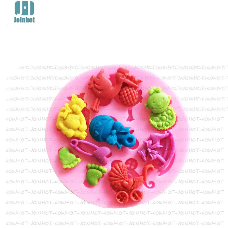 

NEW Silicone Cake Mold Fondant Cake Decorating Tools DIY Soap Mould Baby Shower Bakeware