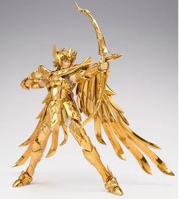 Темный хаки Новое поступление S-Temple металлический клуб Стрелец aiolos Saint Seiya металлическая Броня Миф Ткань Золото Ex фигурка ТВ издание - Цвет: Темный хаки