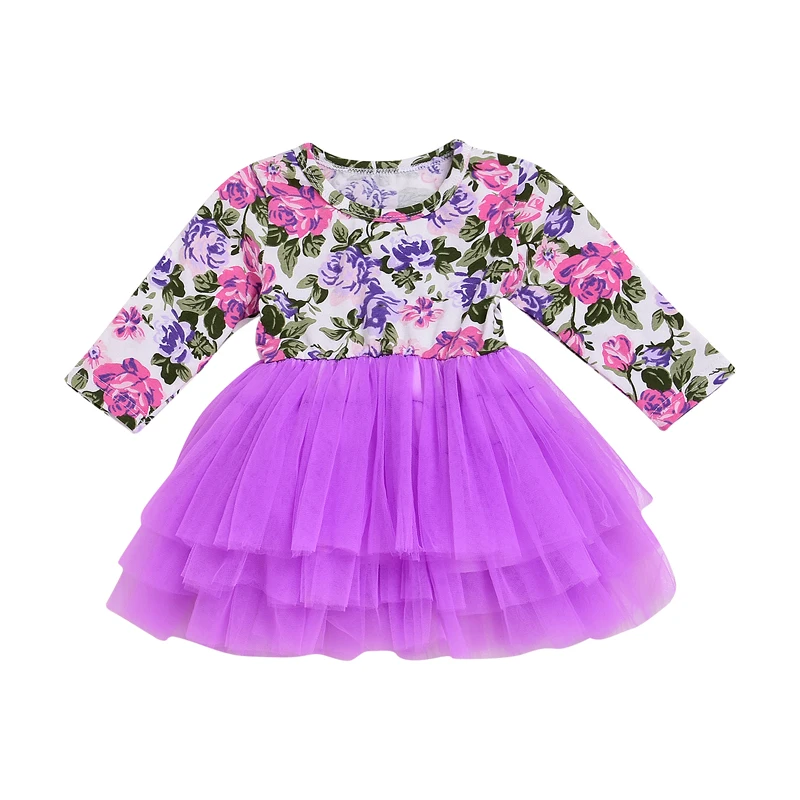 UK New Casual Lovely Kids Baby Flower Girls Dresses Bow Xmas Tulle Tutu Dress Princess Party Wedding Gown | Детская одежда и обувь