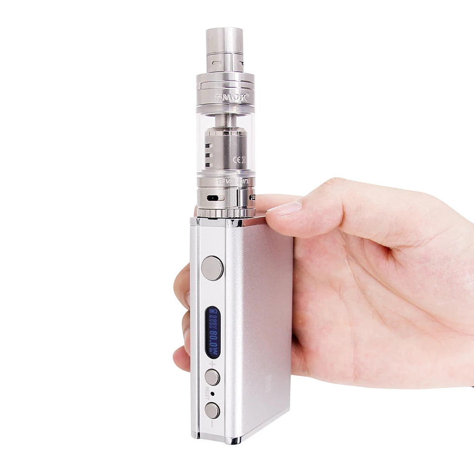 Оригинал SMOK Vape комплект TFV4 Мини Танк против R80 Mod Kit Starter с 4000 mah Батарея 80 Вт