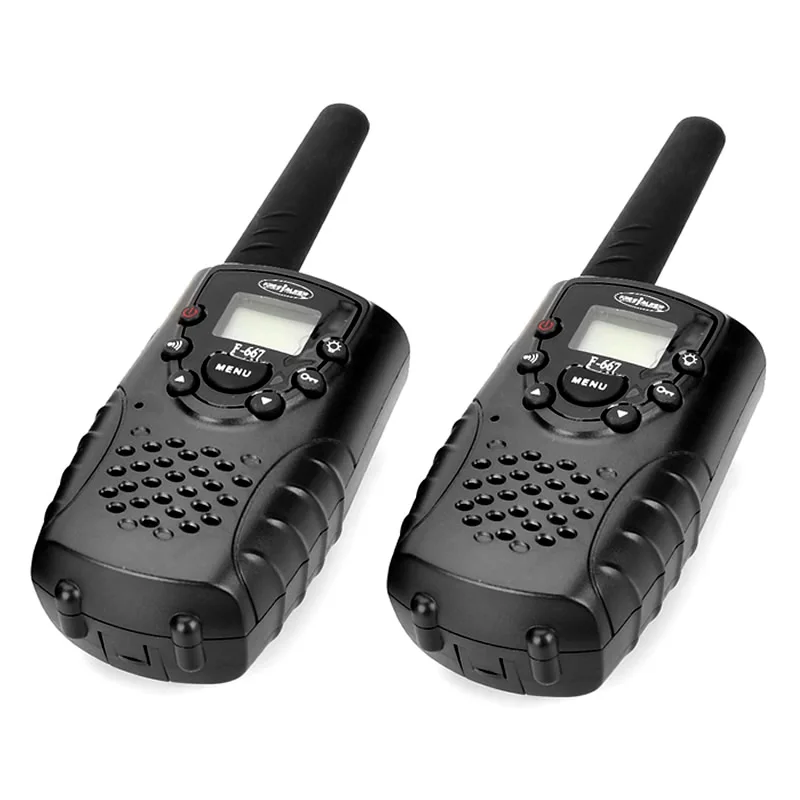 Mini Walkie Talkie F-667 Child Interphone 0.5W UHF Two Way Radios Handheld 22CH Transceiver for kids Home Use (a pair) | Мобильные