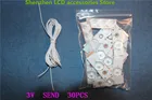 90 шт.лот 3 вида линз * 3 в6 в 32-65 светодиодный ная лампа шариковая лампа прямая вниз ЖК ТВ ПОДСВЕТКА частицы 100% Новинка