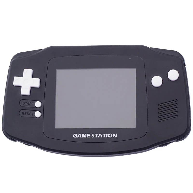 Black 2.8 Inch Hd Color Lcd Kids Game Player Built-In 400 Games Pow kiddy Retro Portable Mini Handheld Game Console 8 Bit Support Tv - Цвет: Black