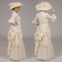 tailoredluxs two pcs lace victorian dresses civil war dress cosplay vintage costumes renaissance revolutionary dress hl 146