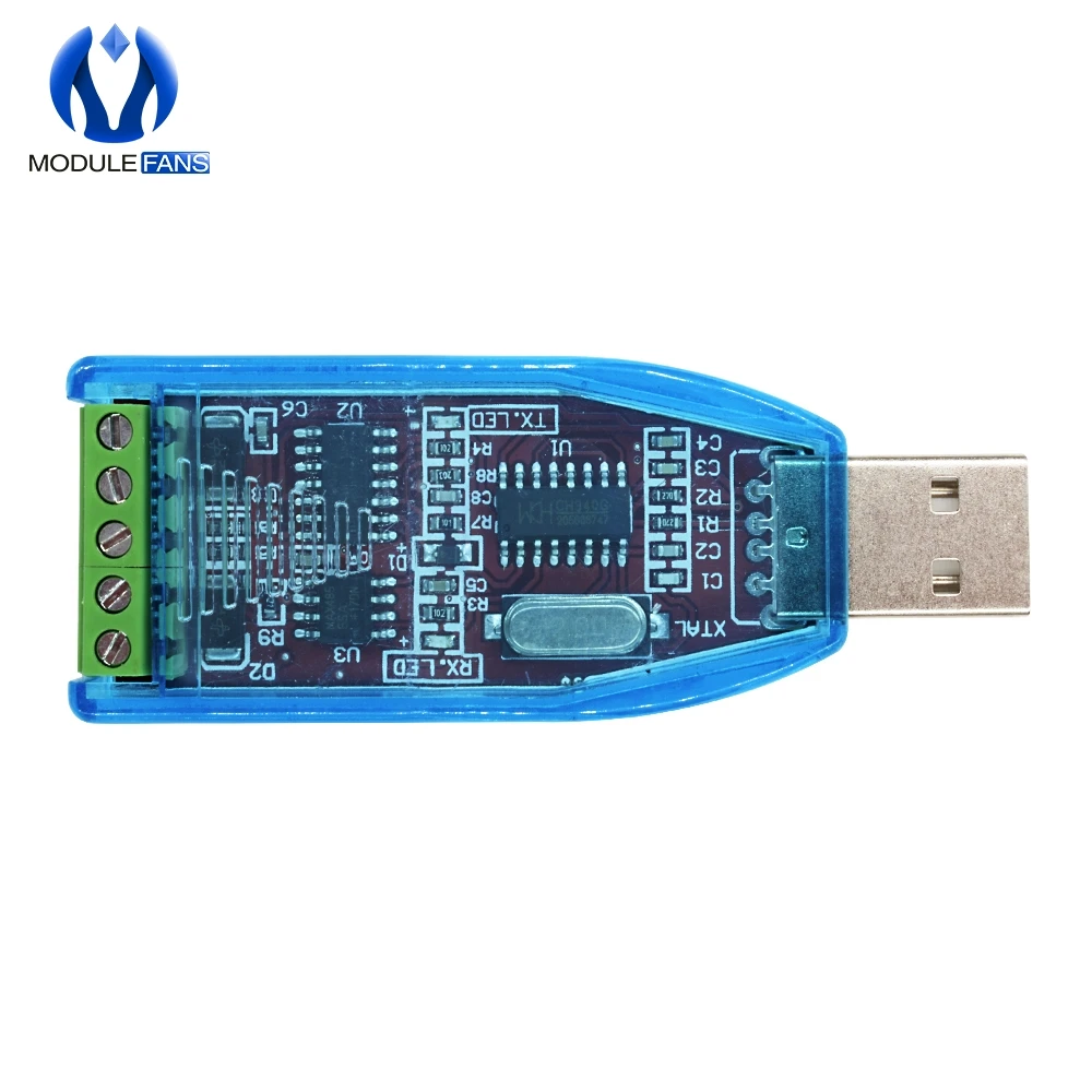 Промышленный USB в RS485 преобразователь обновление защиты RS485 конвертер Совместимость V2.0 Стандартный RS-485 Соединительный Модуль платы