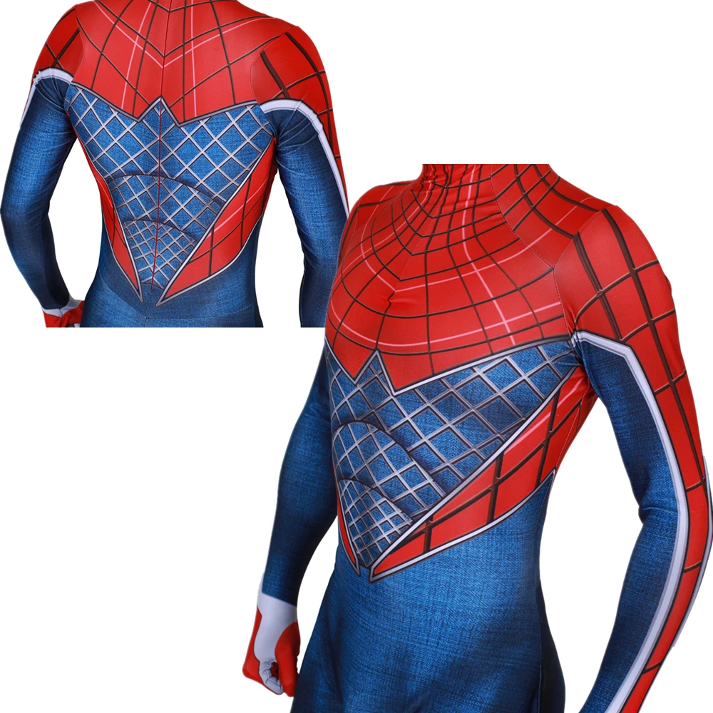 Для взрослых и детей «Человек-паук»: в Spider-текстами и сюжетами из Spider-панк катамараны коричневый Косплэй костюм супергерой zentai Комбинезоны Боди костюм