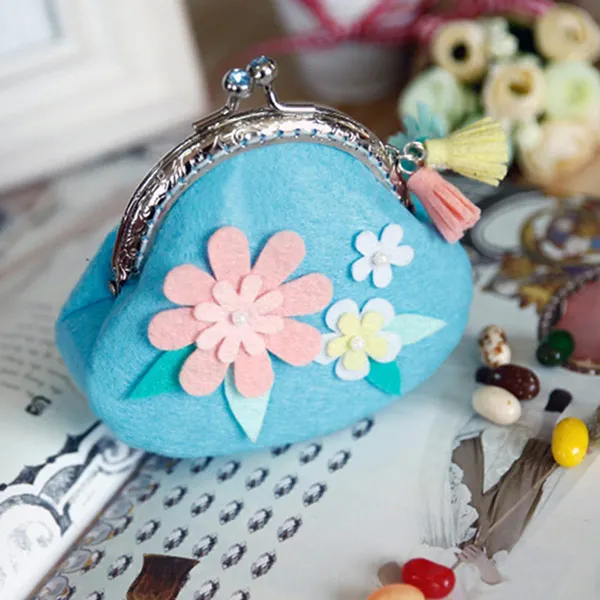 6 стилей ткани DIY сумки мультфильм сумки для детей день рождения/Рождественский подарок шитье художественный Войлок Материал DIY посылка набор - Цвет: Style 6