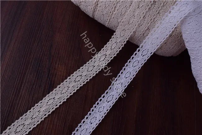 Вязаный крючком хлопковый кружевной обрезанный край свадебный пошив оптом|crochet