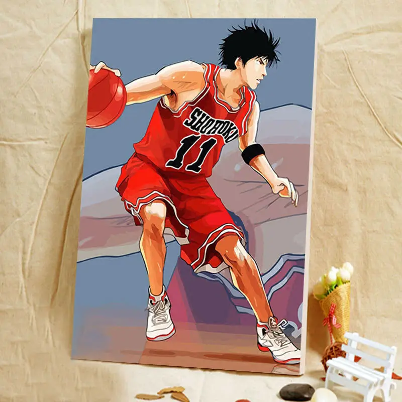 Модульная картина Slam dunk цифровая краска по номерам баскетбольные мальчики diy