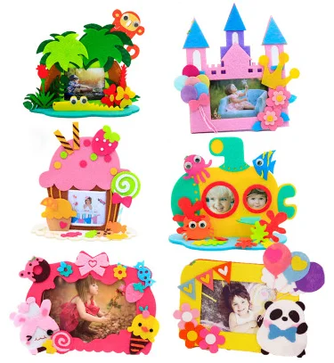 Милая рамка с изображением мультфильмов тканевый войлочный набор Нетканая ткань