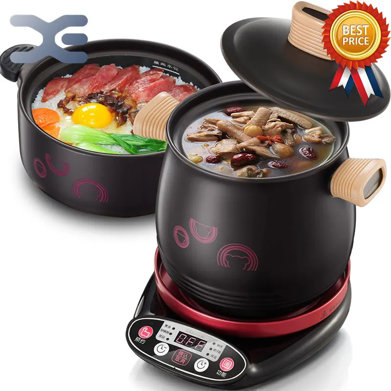 Электрическая кастрюля 1 набор машин 2 Кастрюли медленная Варка для супа