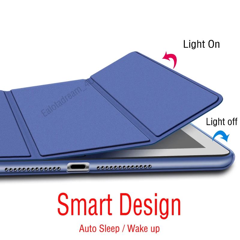 Utral тонкий защитный чехол для iPad 2 Ipad 3 4 умный складной книжка из ТПУ 9 7 дюйма с