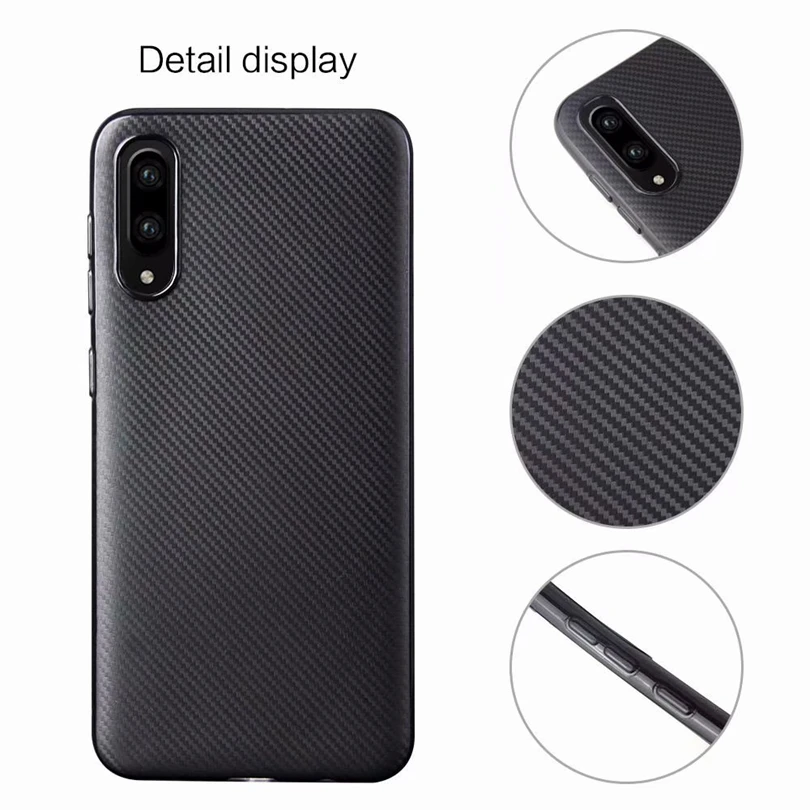 Чехол для Samsung Galaxy A50/A 50 чехол из углеродного волокна жесткий ТПУ мягкий резиновый