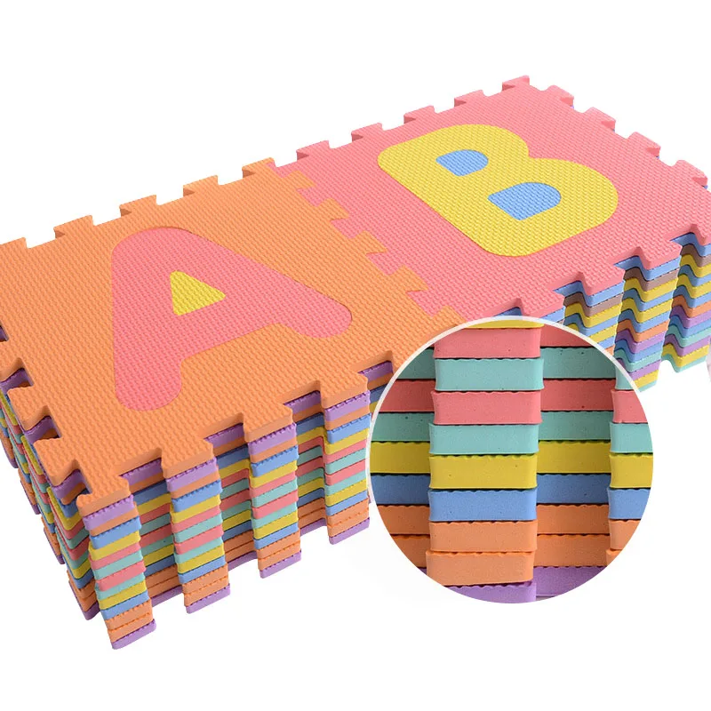 

New Kid's Multicolored Numbers Puzzle Play Mat EVA Drop-proof Moisture-proof Bubble Mat