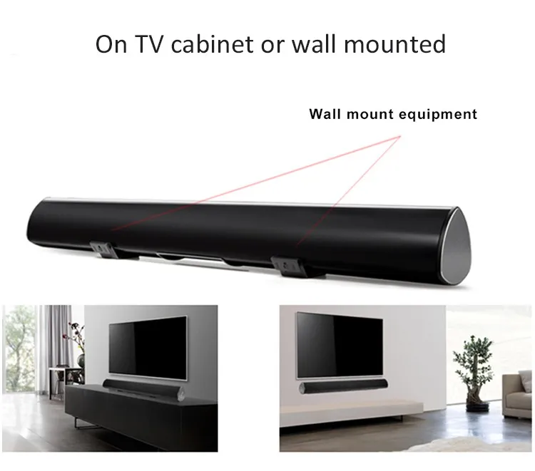 60 Вт оптические Hi-Fi Bluetooth беспроводные колонки Smart Mix бытовой Саундбар объемный стерео звук сабвуфер для xiaomi tv HD tv