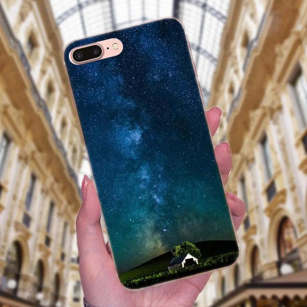Space Planet Blue Interstellar Pattern For Sony Xperia Z Z1 Z2 Z3 Z4 Z5 compact Mini M2 M4 M5 T3 E3 E5 XA XA1 XZ Premium | Мобильные