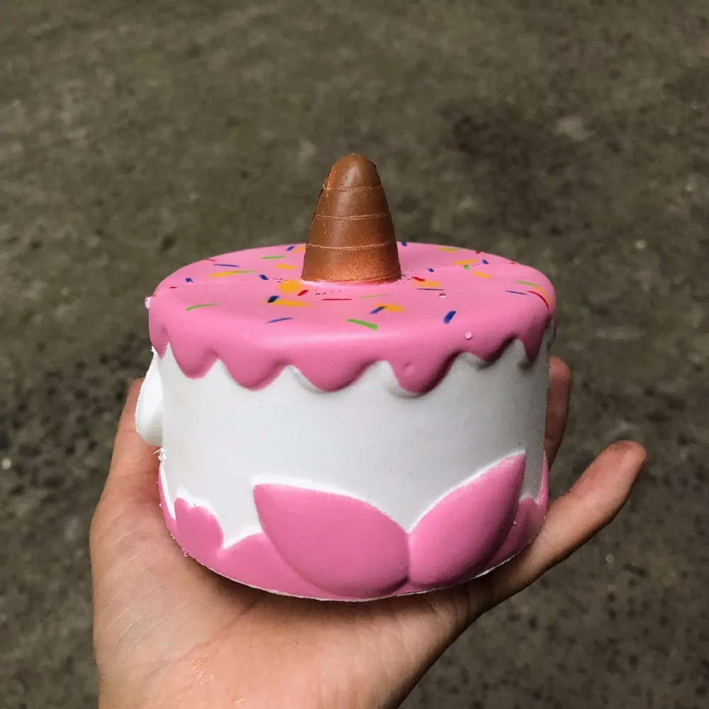 12x10cm Kawaii Jumbo Cartoon Cake Squishy squishi Slow Rising Kids Funny Gifts Cream Scented Slime Toys | Игрушки и хобби