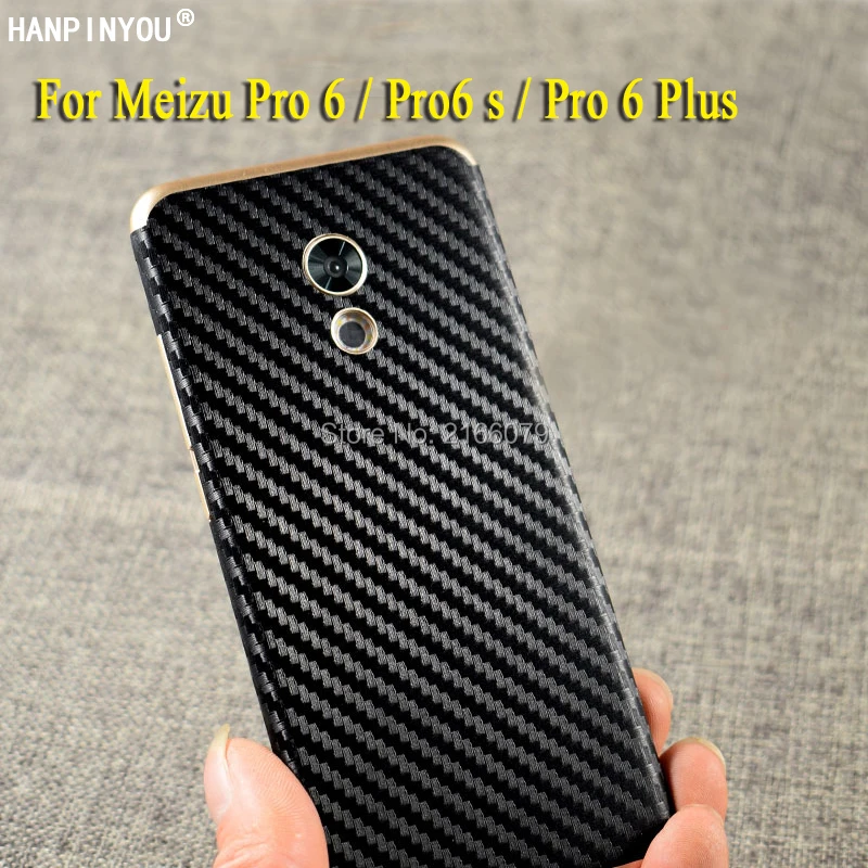 Для Meizu Pro 6 6s/Pro Plus Pro6 6s новое полное заднее покрытие наклейка Кожа 3D углеродное