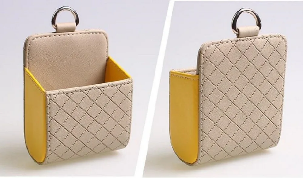 Car Decoration outlet pendant Leather car Key Case Bag cup Holder coin Wallet Glasse pen Phone Organizer pocket | Автомобили и