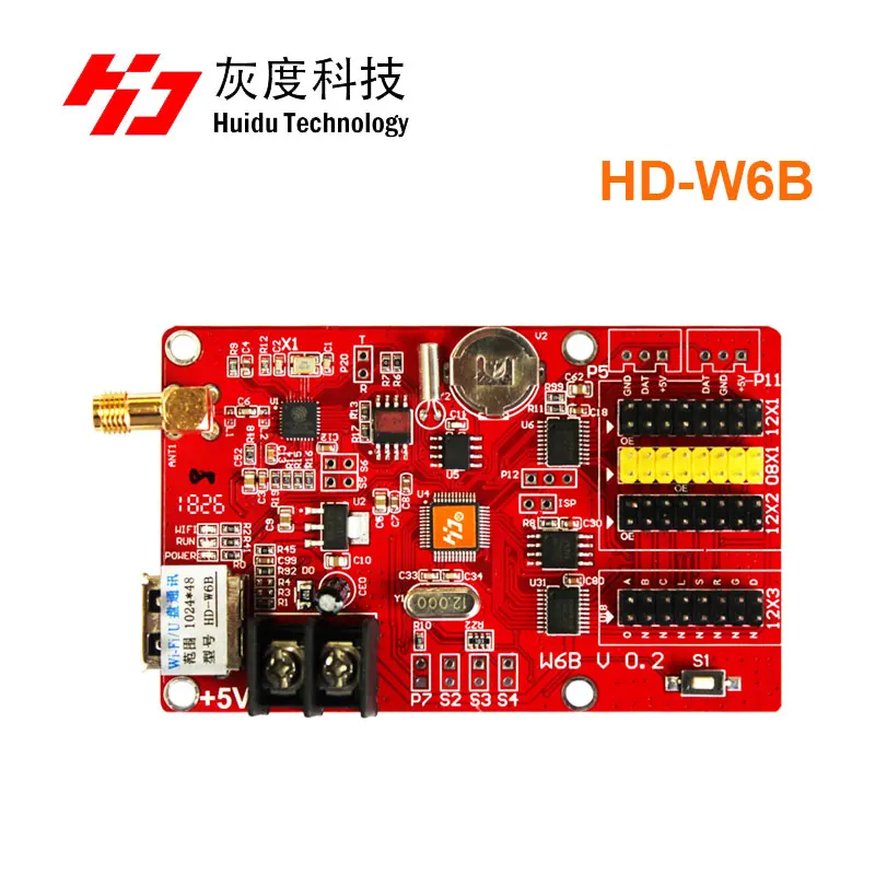 Лидер продаж светодиодный контроллер с одним и двойным цветным дисплеем P10 USB + Wi Fi