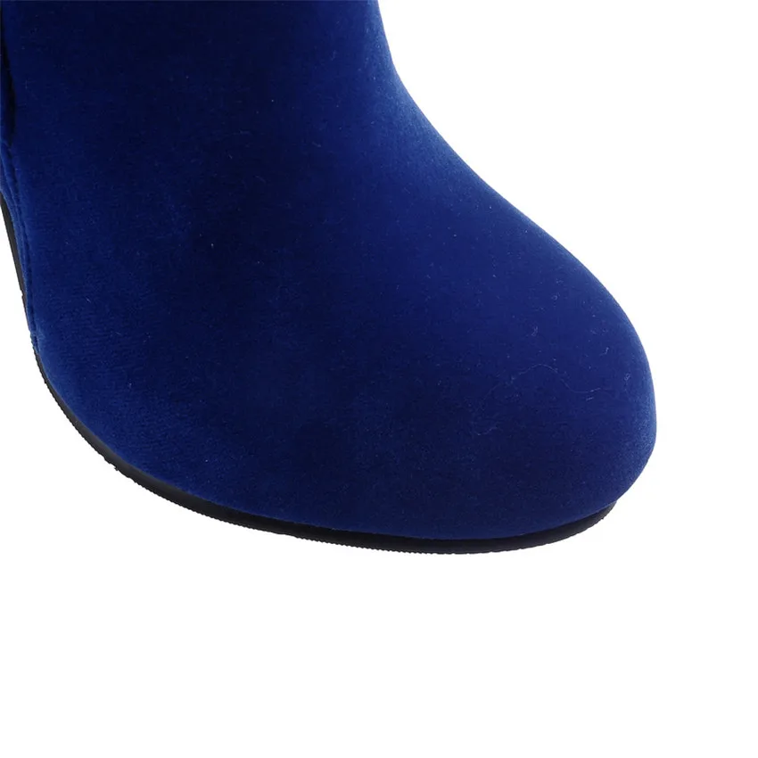 Сезон весна-осень Туфли на высоком каблуке женские ботильоны платформе