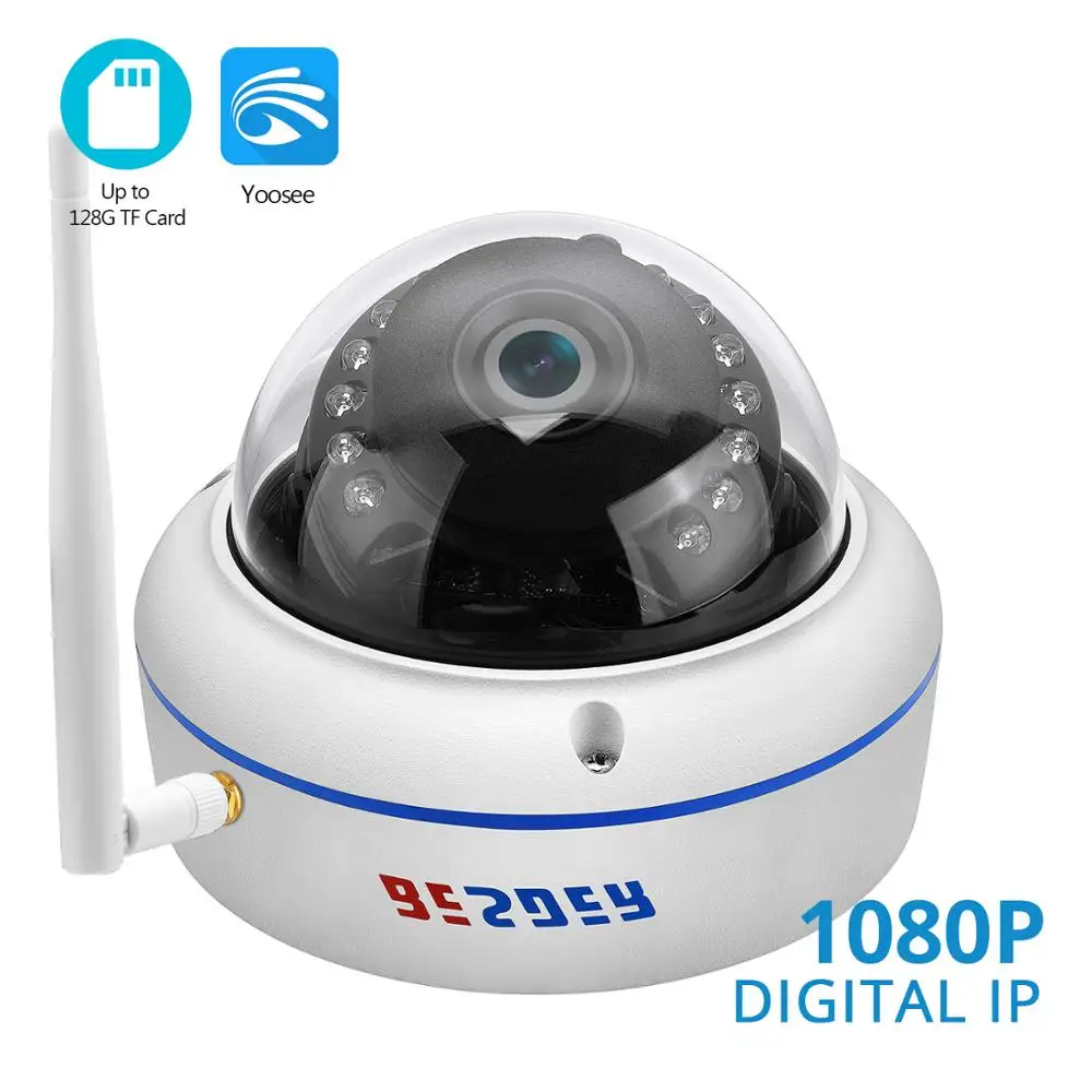 Besder Full HD 1080P 720P Wifi камера 2MP CCTV IP камера Антивандальная уличная камера Поддержка электронной почты сигнализация SD карта ONVIF приложение Yoosee