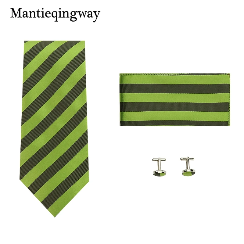 Mantieqingway мужской галстук-платок запонки набор для свадьбы Пейсли полиэстер галстуки карманные квадратные полотенце для сундуков запонки