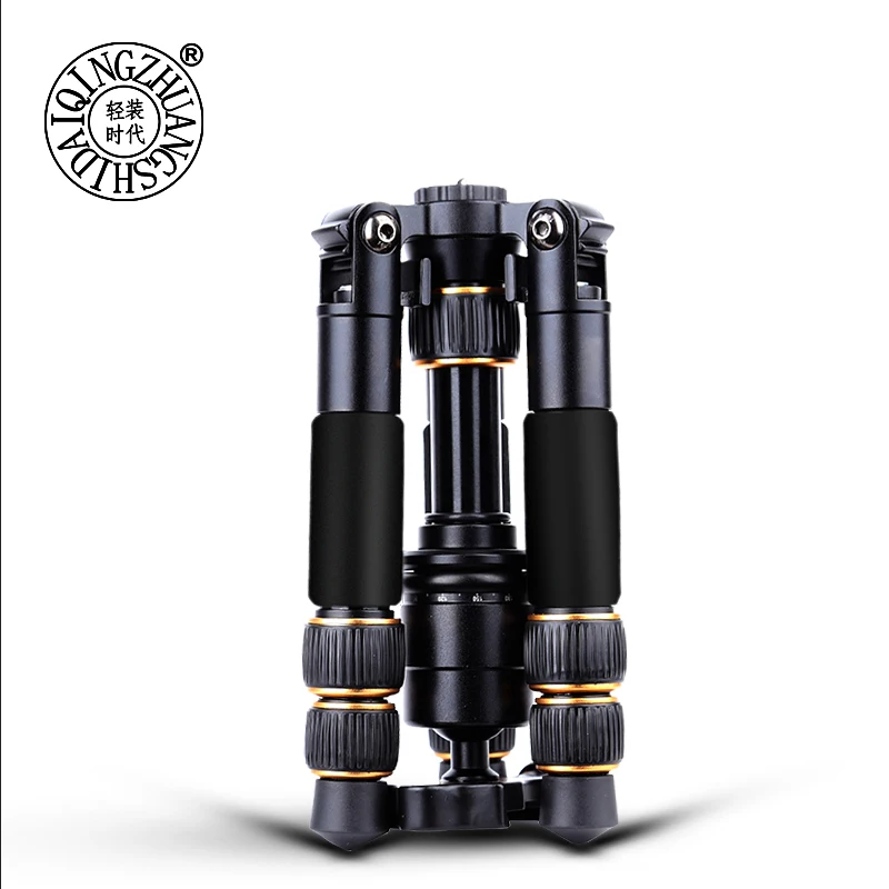 

QZSD Q166A aluminum table tripod protable mini tripod flexible camera tripod use with head and monopdod With phone ipad Holder
