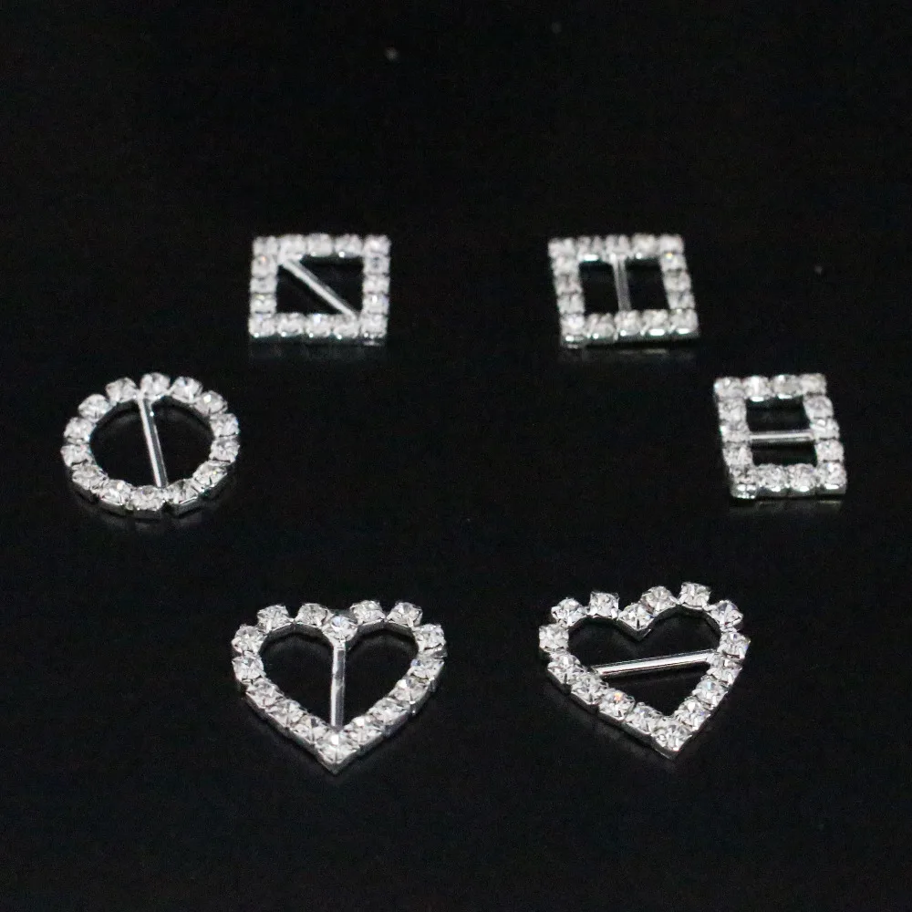 ZMASEY/Лидер продаж 10 шт./лот пряжки со стразами украшенные Свадебная лента и ремень