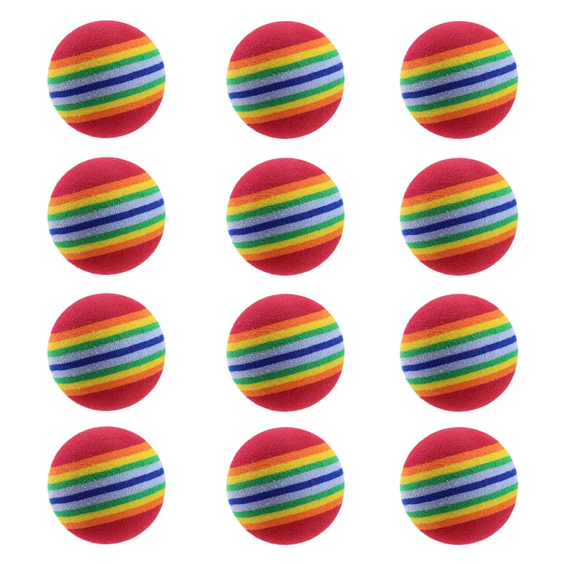 CRESTGOLF 10 шт./упак. Радужный мяч для гольфа разноцветные мячи игры в гольф | Спорт и